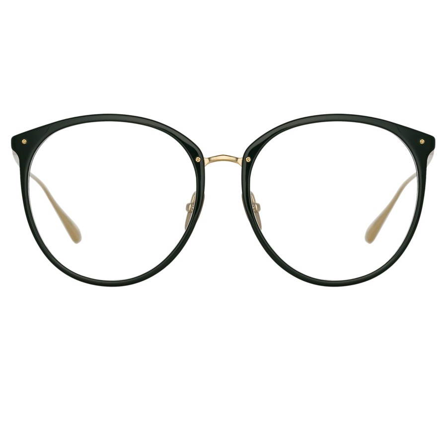 Opticals Linda Farrow | Kings Oval Optical Frame In Green