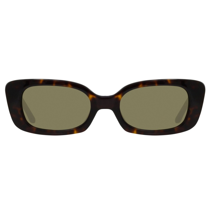 Sunglasses Linda Farrow | Magda Butrym Cat Eye Sunglasses In Tortoiseshell