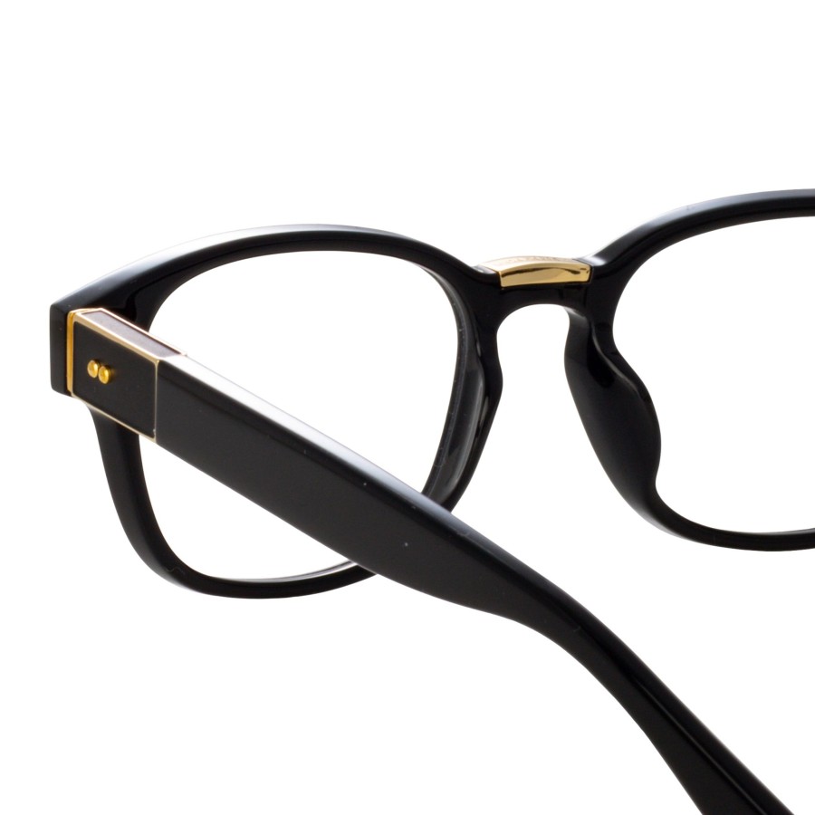 Opticals Linda Farrow | Men'S Carlos Optical D-Frame In Black