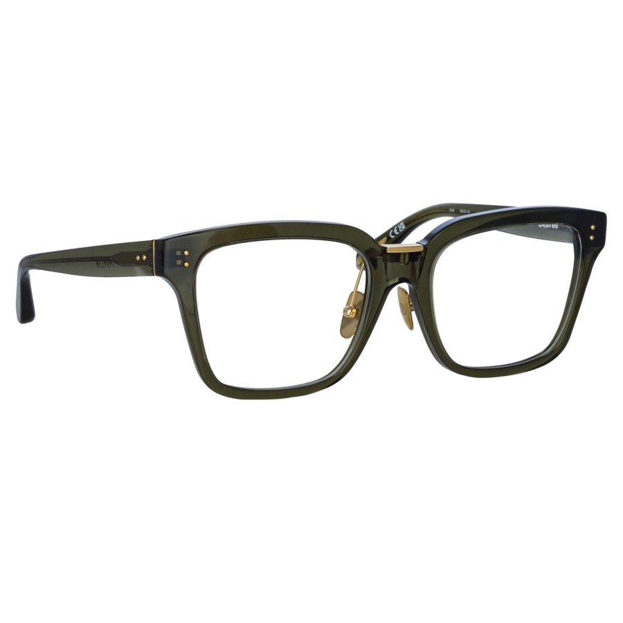 Opticals Linda Farrow | Desiree Optical D-Frame In Green