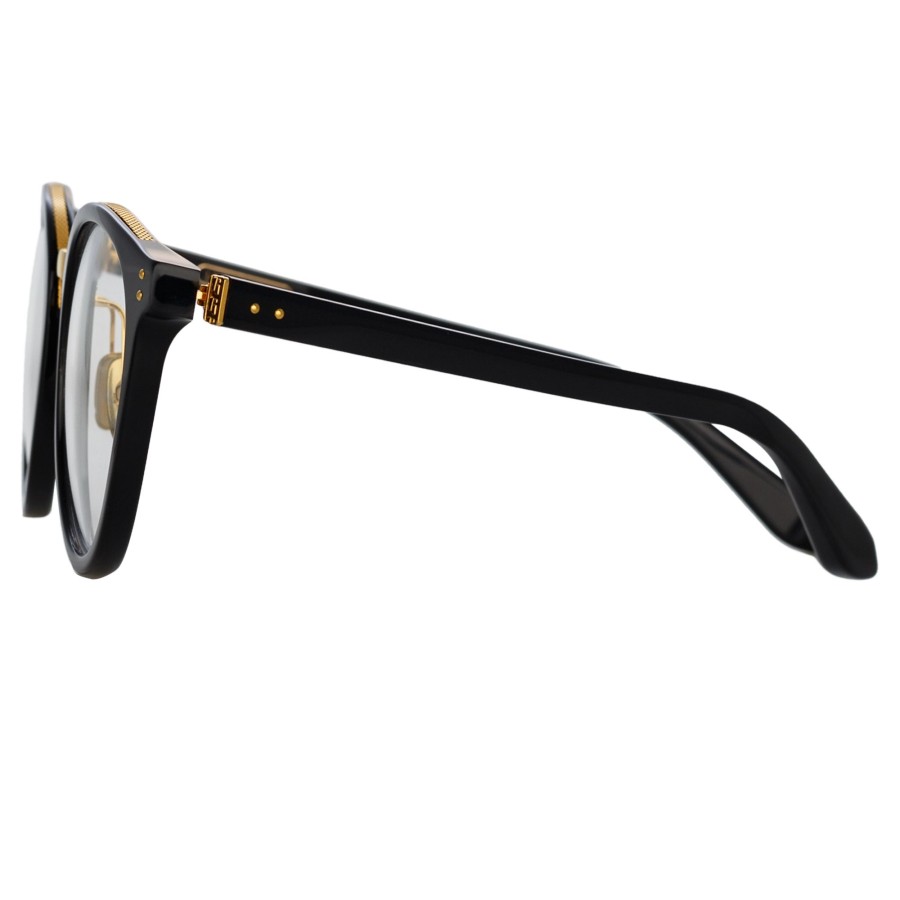 Opticals Linda Farrow | Morgan Oval Optical Frame In Black