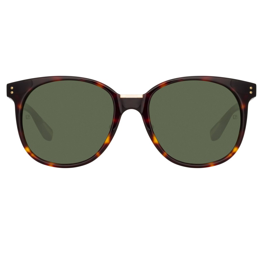 Sunglasses Linda Farrow | Men'S Palla D-Frame Sunglasses In Tortoiseshell