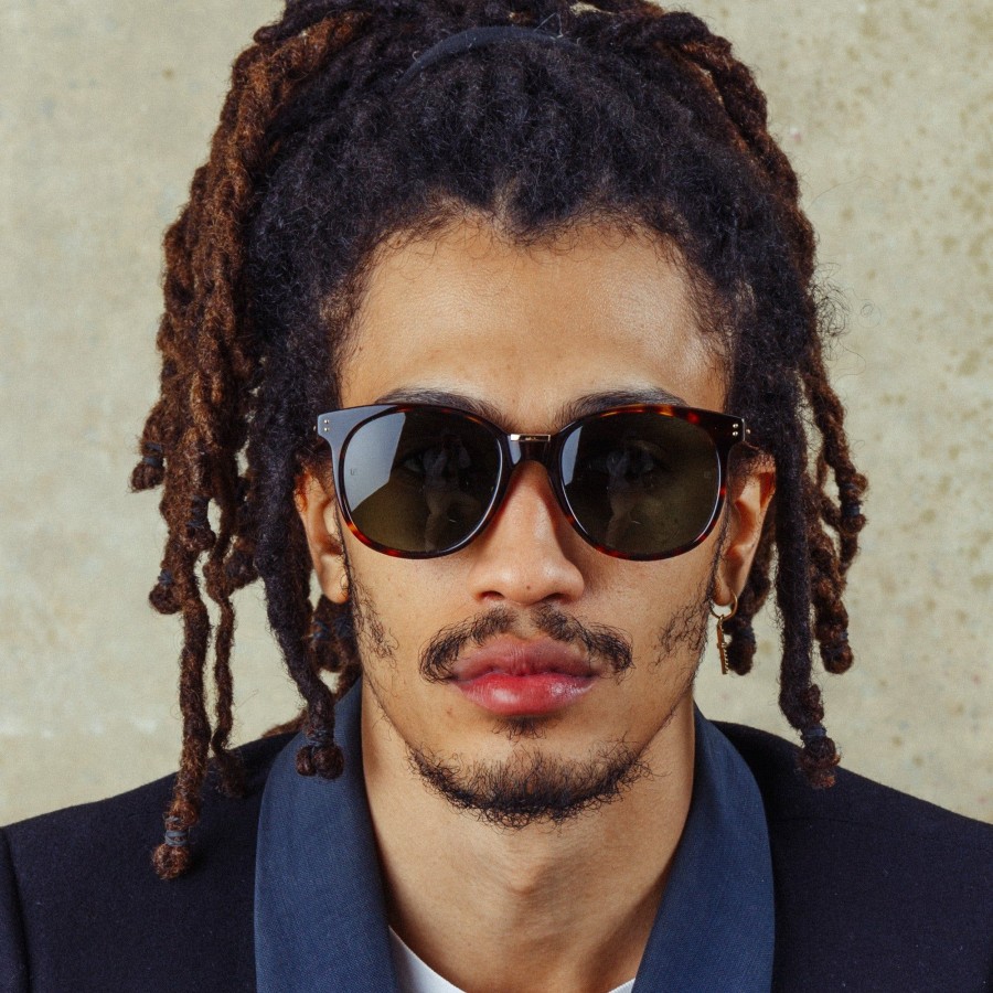 Sunglasses Linda Farrow | Men'S Palla D-Frame Sunglasses In Tortoiseshell