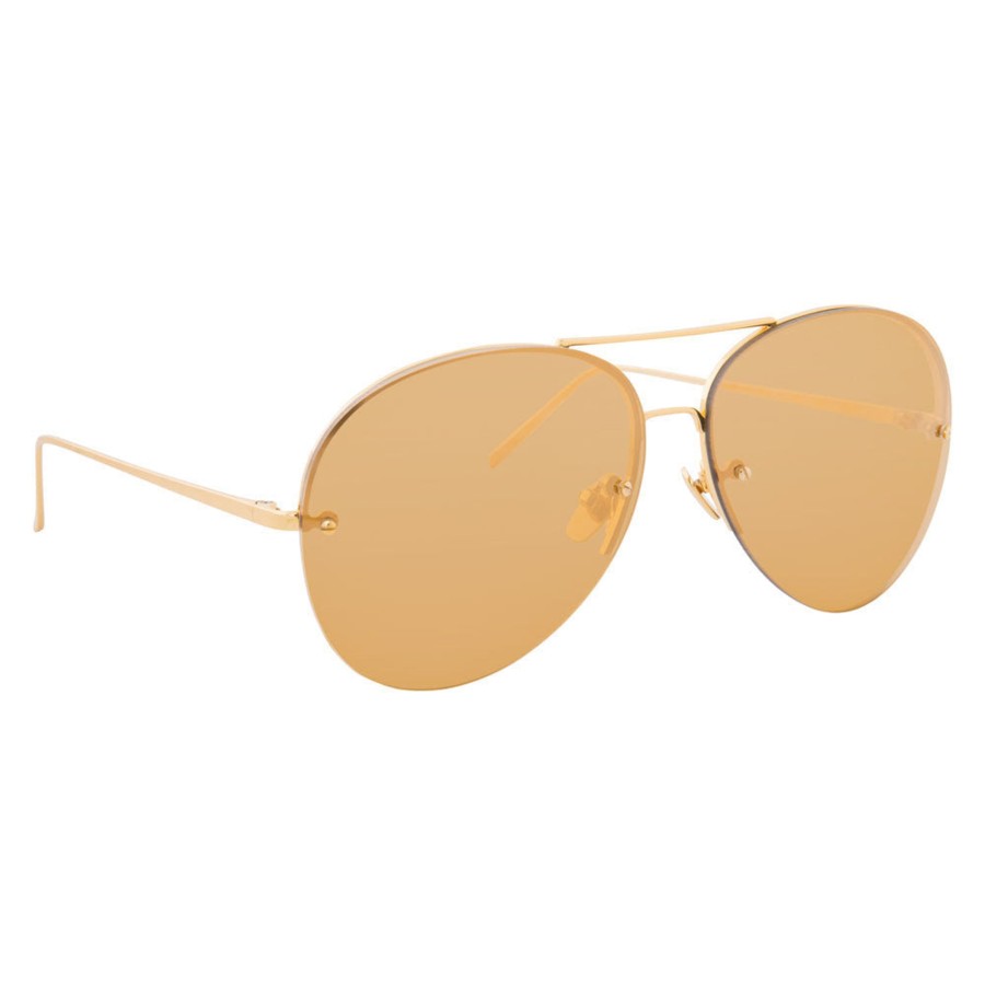 Sunglasses Linda Farrow | Linda Farrow 574 C1 Aviator Sunglasses