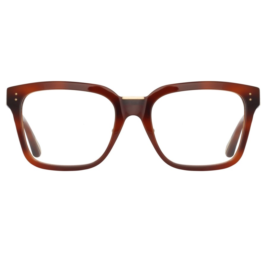 Opticals Linda Farrow | Desiree Optical D-Frame In Horn