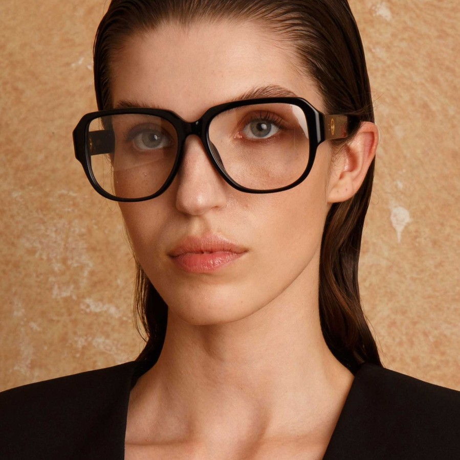 Opticals Linda Farrow | Renee Oversized Optical Frame In Black