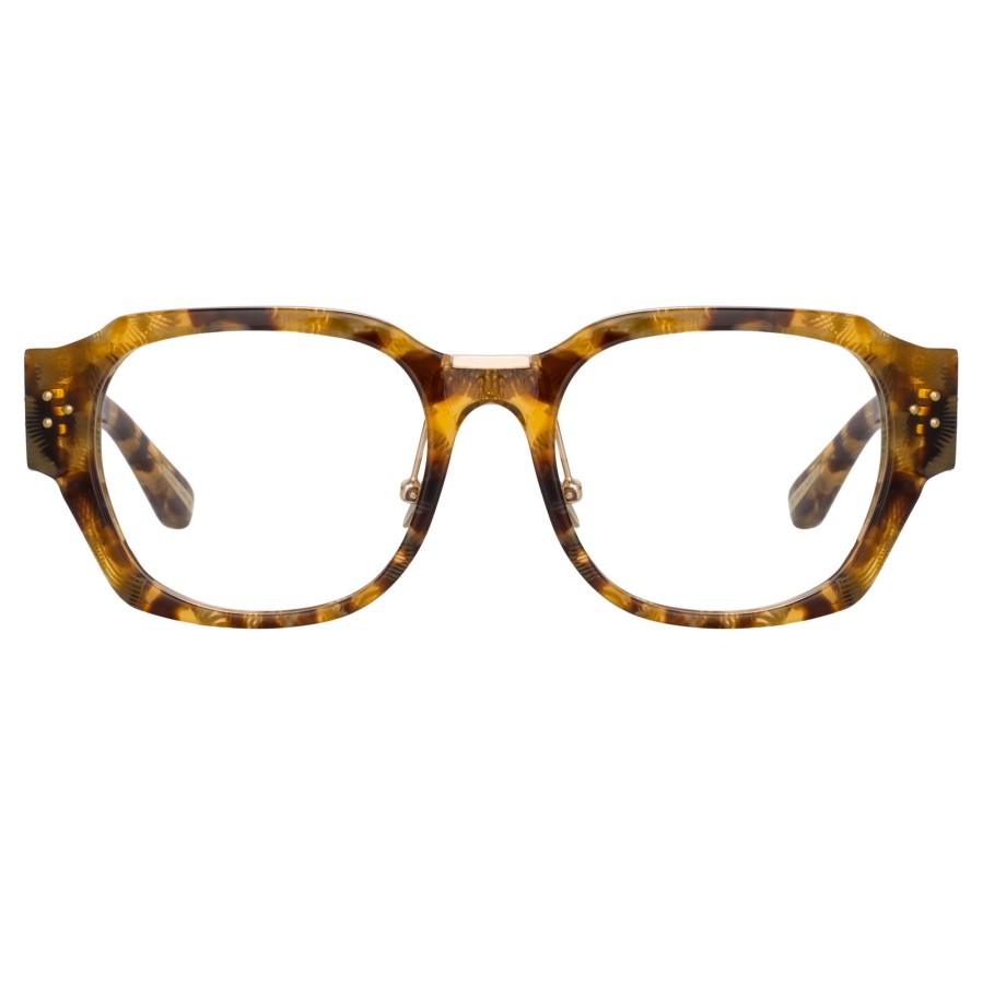 Opticals Linda Farrow | Ramon Rectangular Optical Frame In Tobacco Tortoiseshell