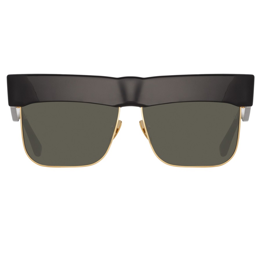 Sunglasses Linda Farrow | Rosalie Oversized Sunglasses In Black