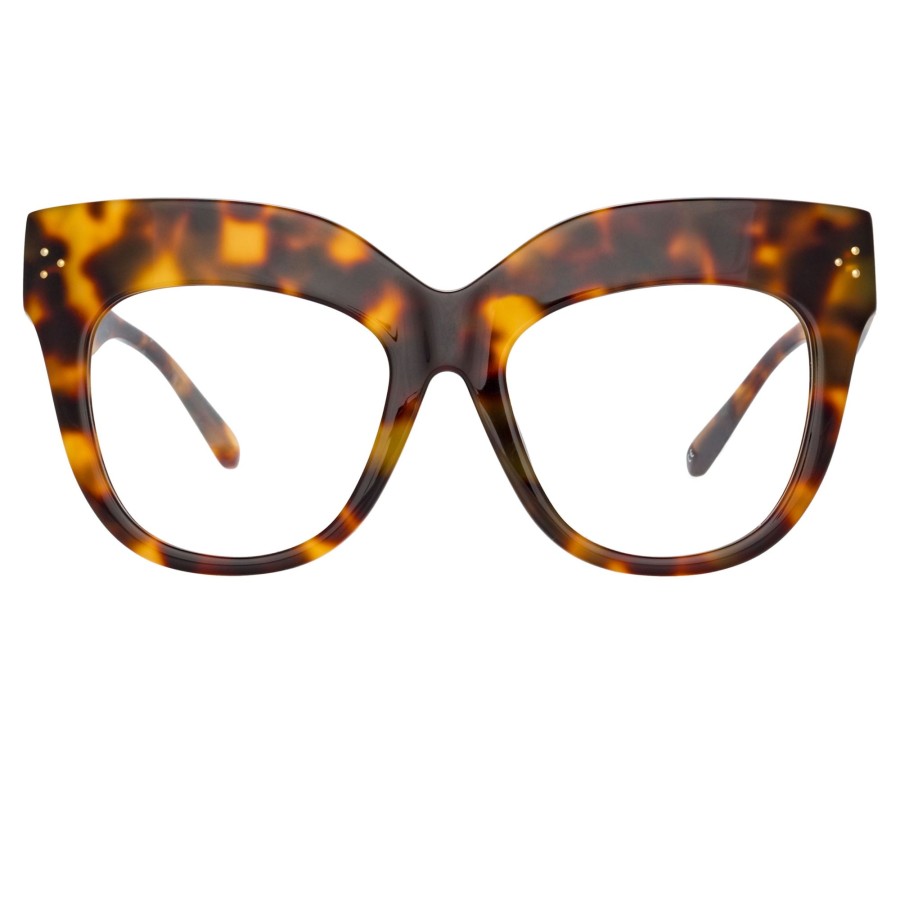 Opticals Linda Farrow | The Dunaway | Oversized Optical Frame In Tortoiseshell (C15)