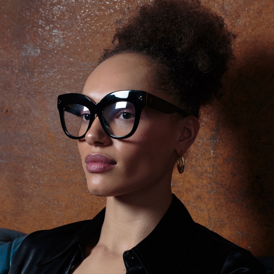 Opticals Linda Farrow | The Dunaway | Oversized Optical Frame In Tortoiseshell (C15)