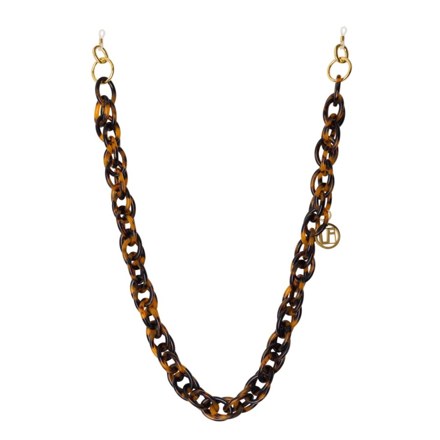 Accessories Linda Farrow | Multi Loop Tortoiseshell Acetate Chain