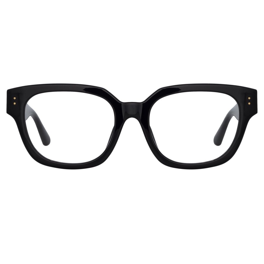 Opticals Linda Farrow | Deni Optical D-Frame In Black