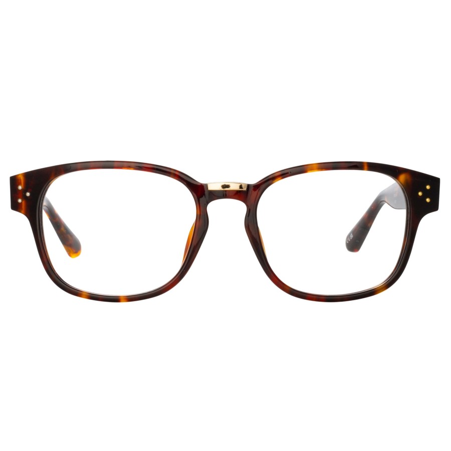 Opticals Linda Farrow | Men'S Carlos Optical D-Frame In Tortoiseshell