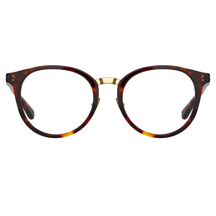 Opticals Linda Farrow | Morgan Oval Optical Frame In Tortoiseshell