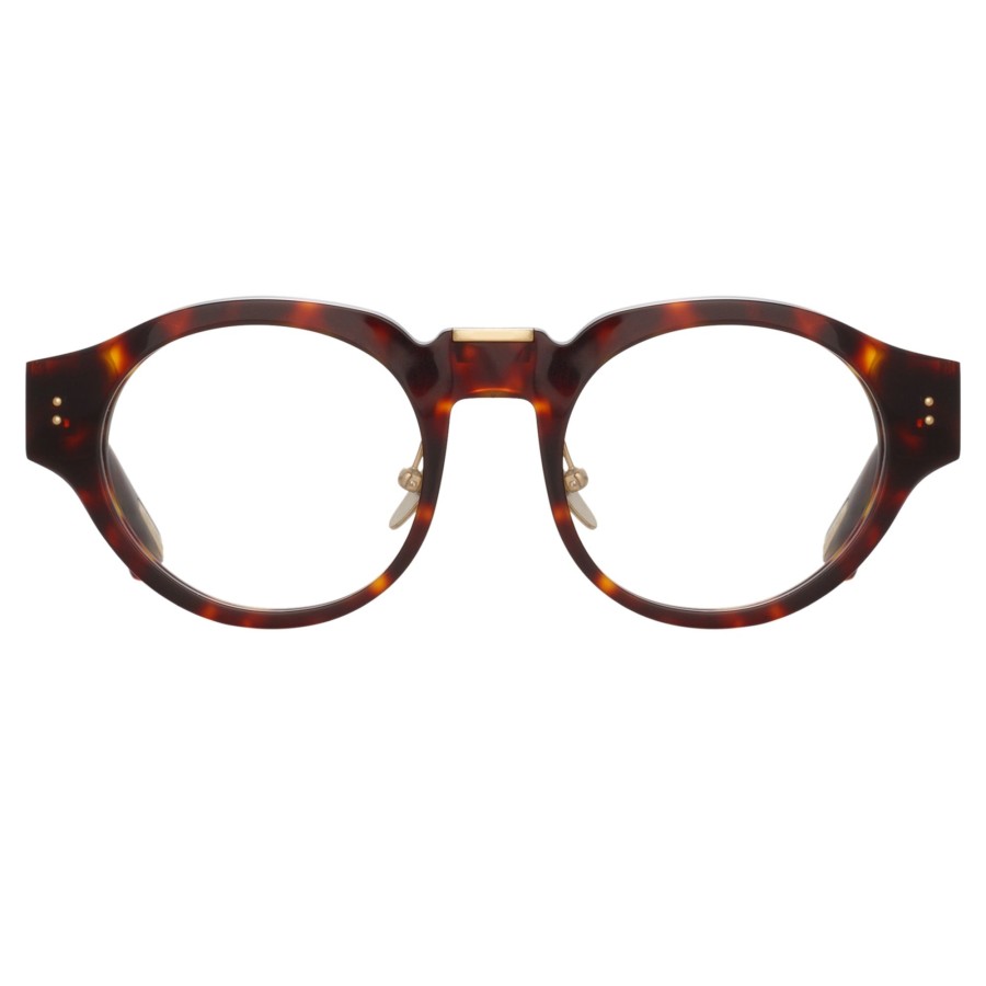 Opticals Linda Farrow | Leon Angular Optical Frame In Tortoiseshell