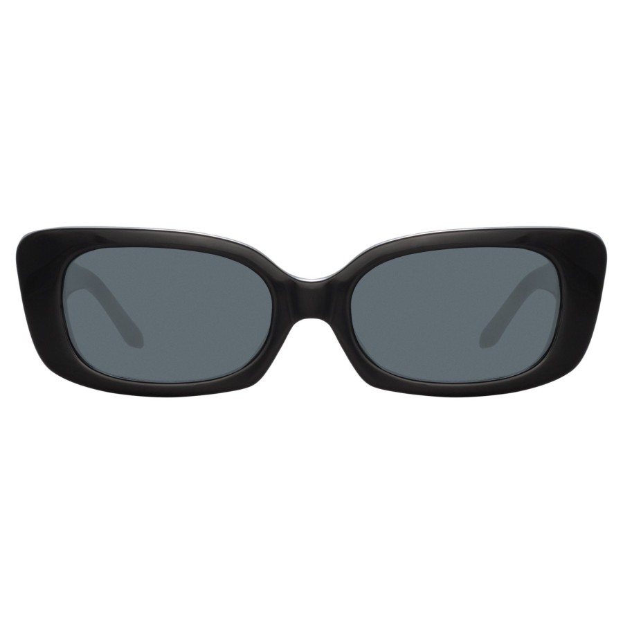 Sunglasses Linda Farrow | Magda Butrym Cat Eye Sunglasses In Black