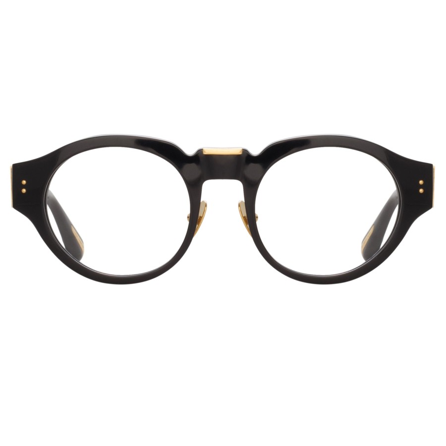 Opticals Linda Farrow | Leon Angular Optical Frame In Black