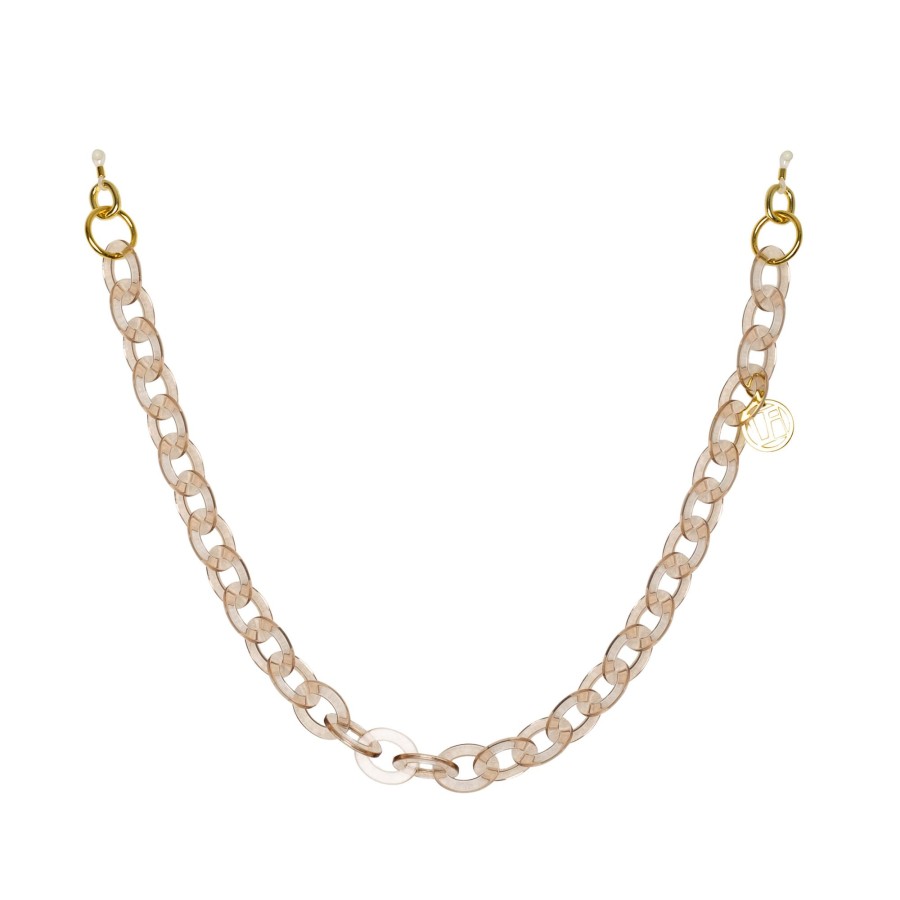 Accessories Linda Farrow | Ash Oval Link Acetate Chain