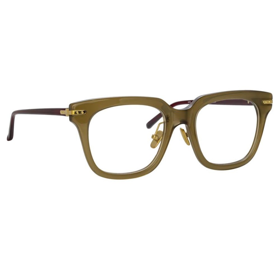 Opticals Linda Farrow | Empire Optical D-Frame In Green