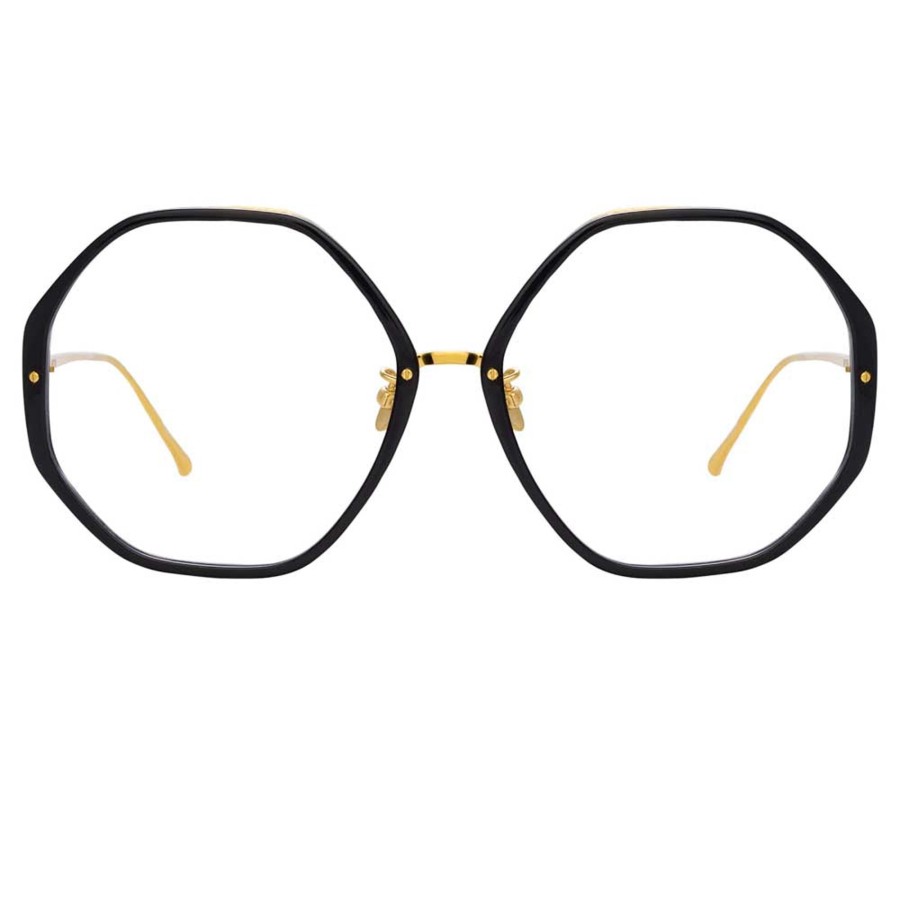 Opticals Linda Farrow | The Alona | Oversized Optical Frame In Black (C10)