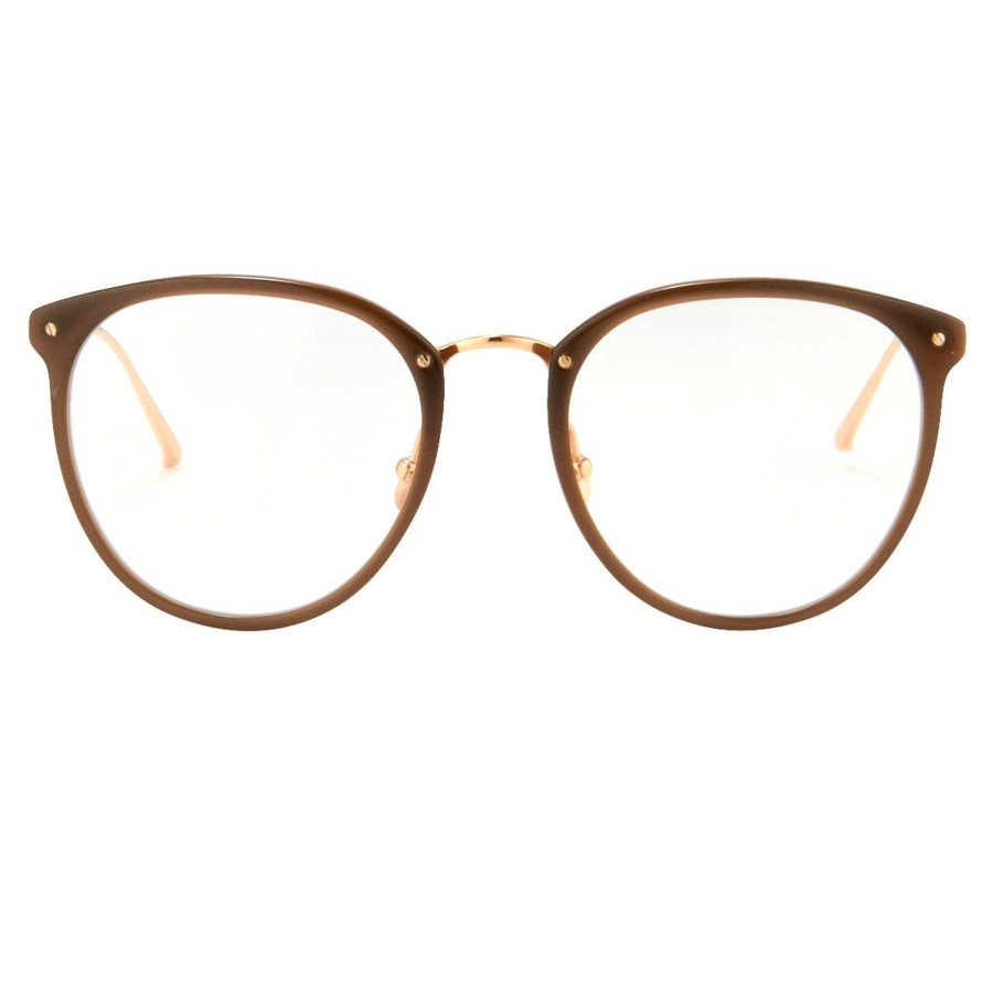 Opticals Linda Farrow | The Calthorpe | Oval Optical Frame In Brown (Men'S)