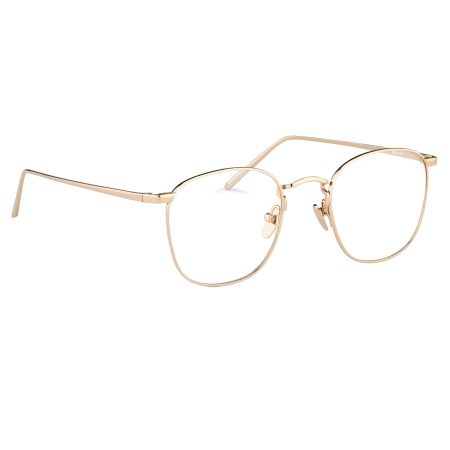 Opticals Linda Farrow | The Simon | Square Optical Frame In Rose Gold (C8)