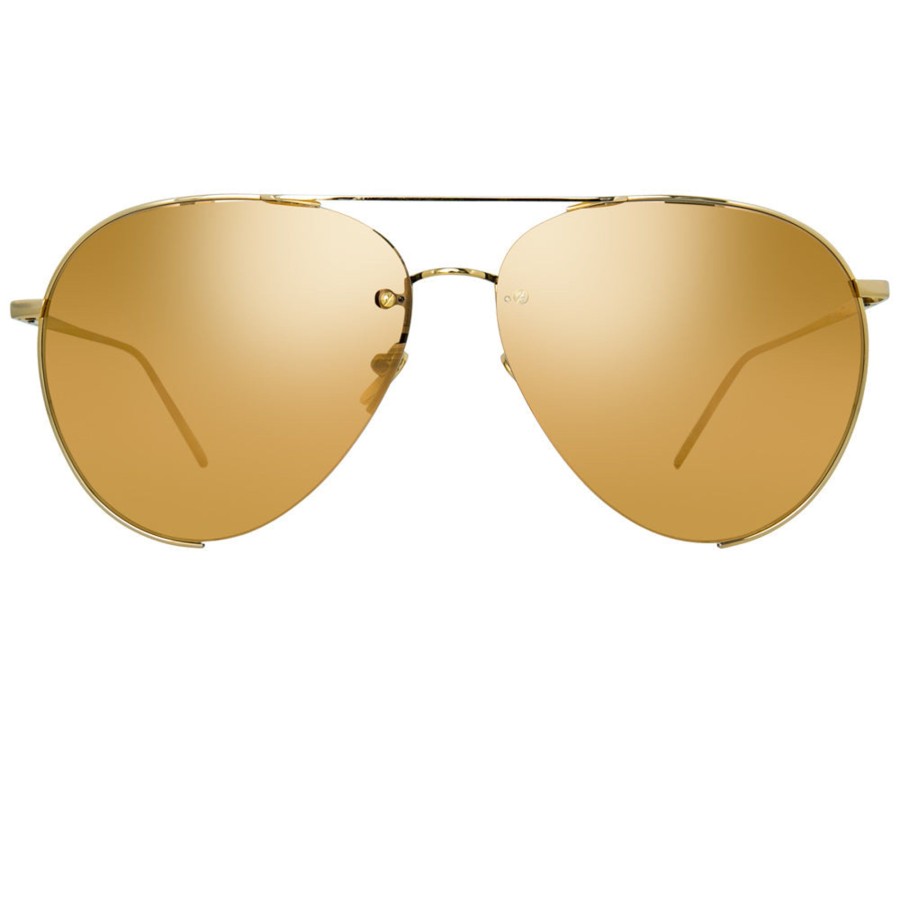 Sunglasses Linda Farrow | Linda Farrow 624 C1 Aviator Sunglasses