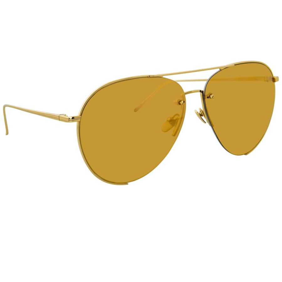 Sunglasses Linda Farrow | Linda Farrow 624 C1 Aviator Sunglasses