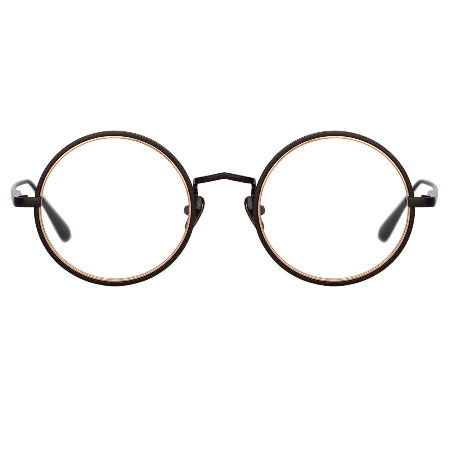 Opticals Linda Farrow | Cortina Oval Optical Frame In Nickel