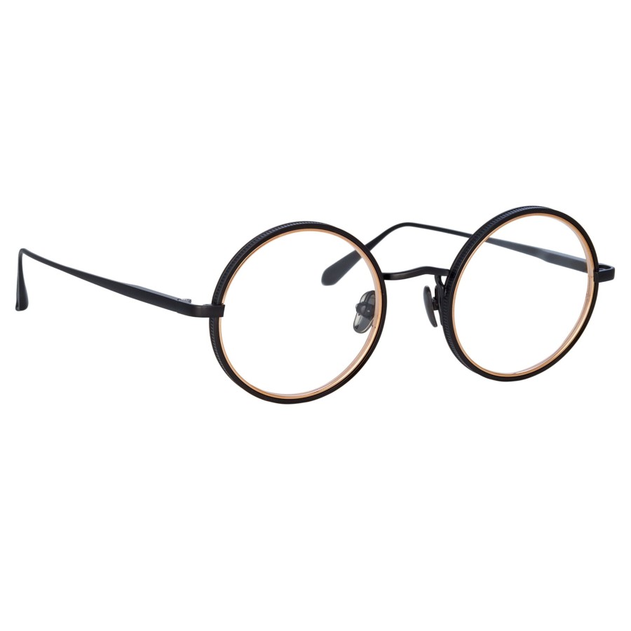 Opticals Linda Farrow | Cortina Oval Optical Frame In Nickel