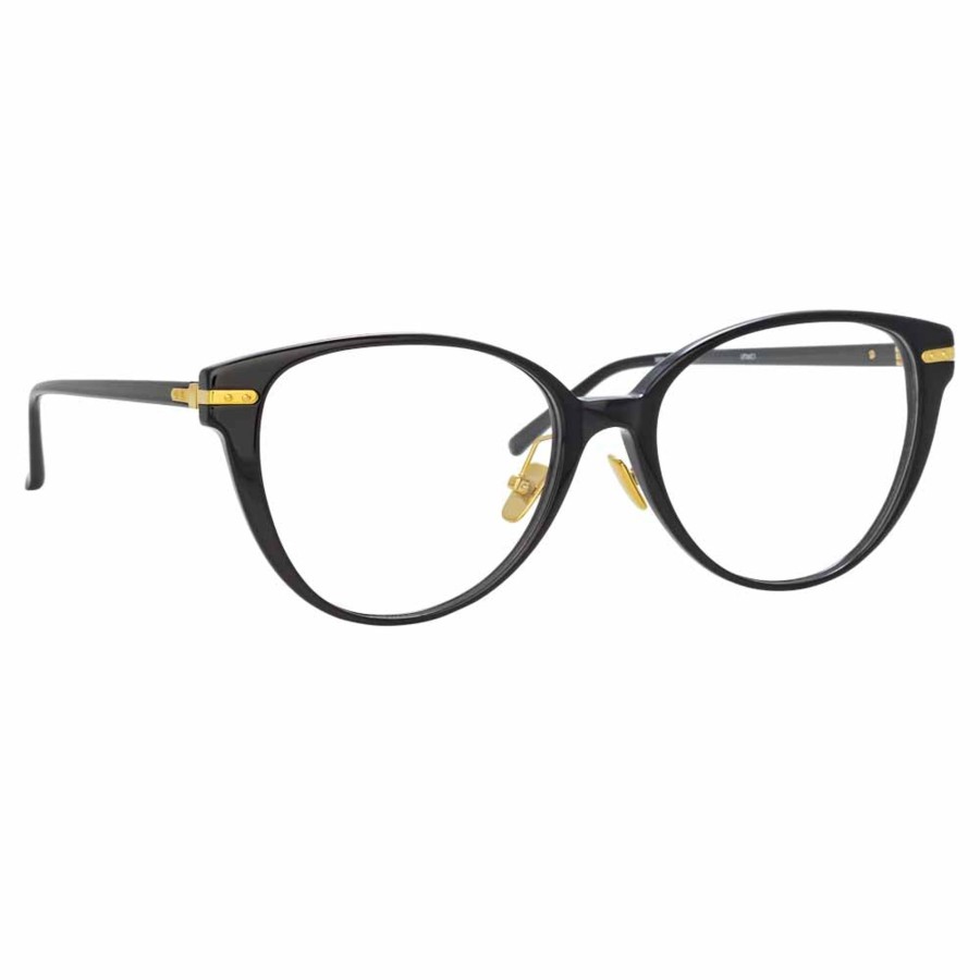 Opticals Linda Farrow | Linda Farrow Linear Arch A C1 Cat Eye Optical Frame