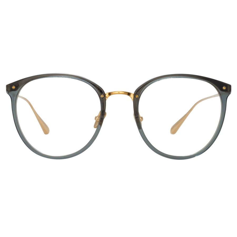 Opticals Linda Farrow | Calthorpe Oval Optical Frame In Navy