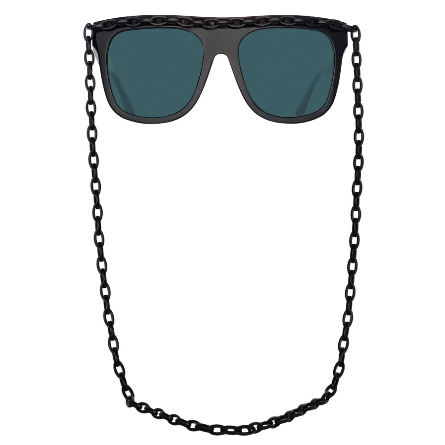 Sunglasses Linda Farrow | Dakota Flat Top Sunglasses In Black