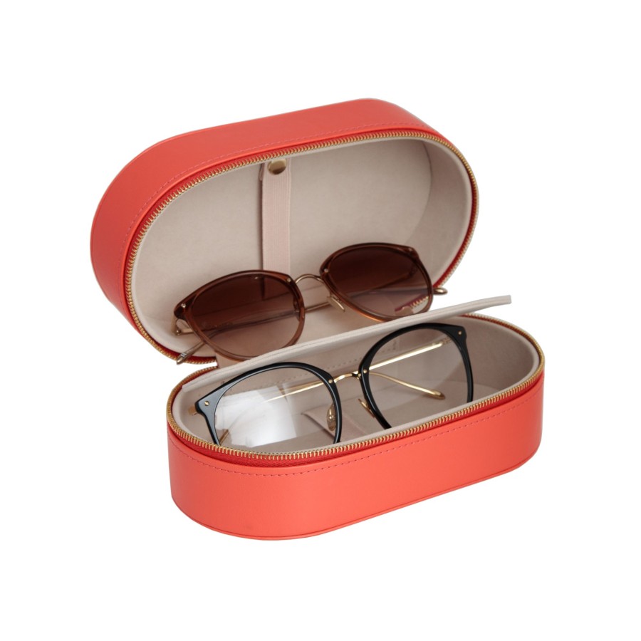 Accessories Linda Farrow | Linda Farrow Oval Travel Case In Coral