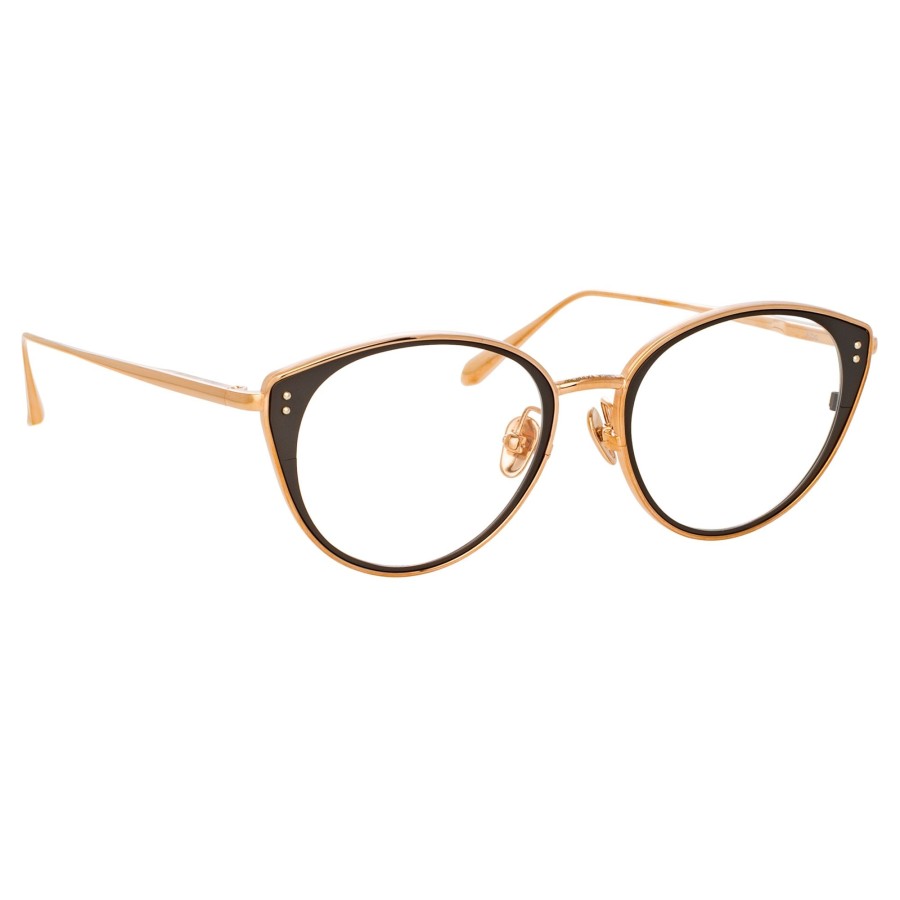 Opticals Linda Farrow | Alba Cat Eye Optical Frame In Rose Gold