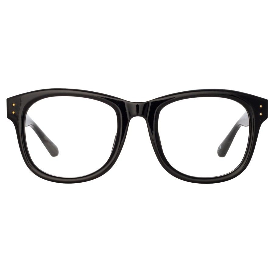 Opticals Linda Farrow | Men'S Edson Optical D-Frame In Black