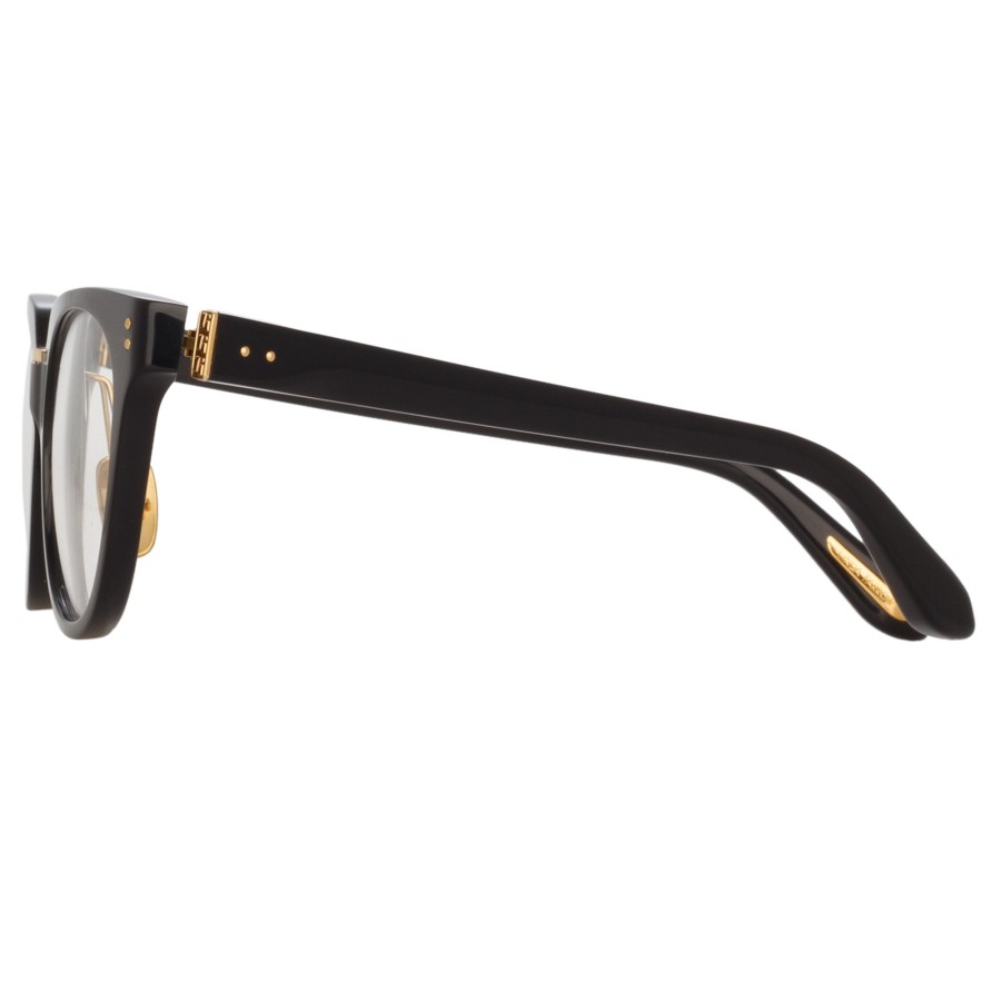 Opticals Linda Farrow | Delphine Cat Eye Optical Frame In Black