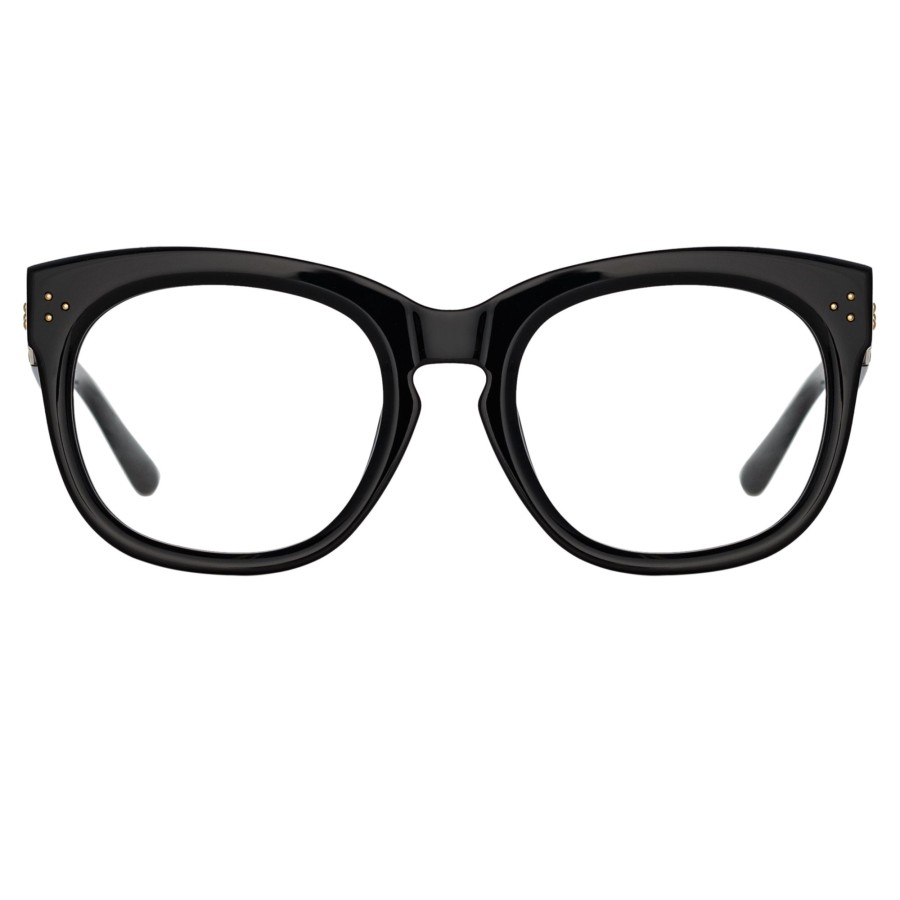 Opticals Linda Farrow | Jenson D-Frame Optical Frame In Black