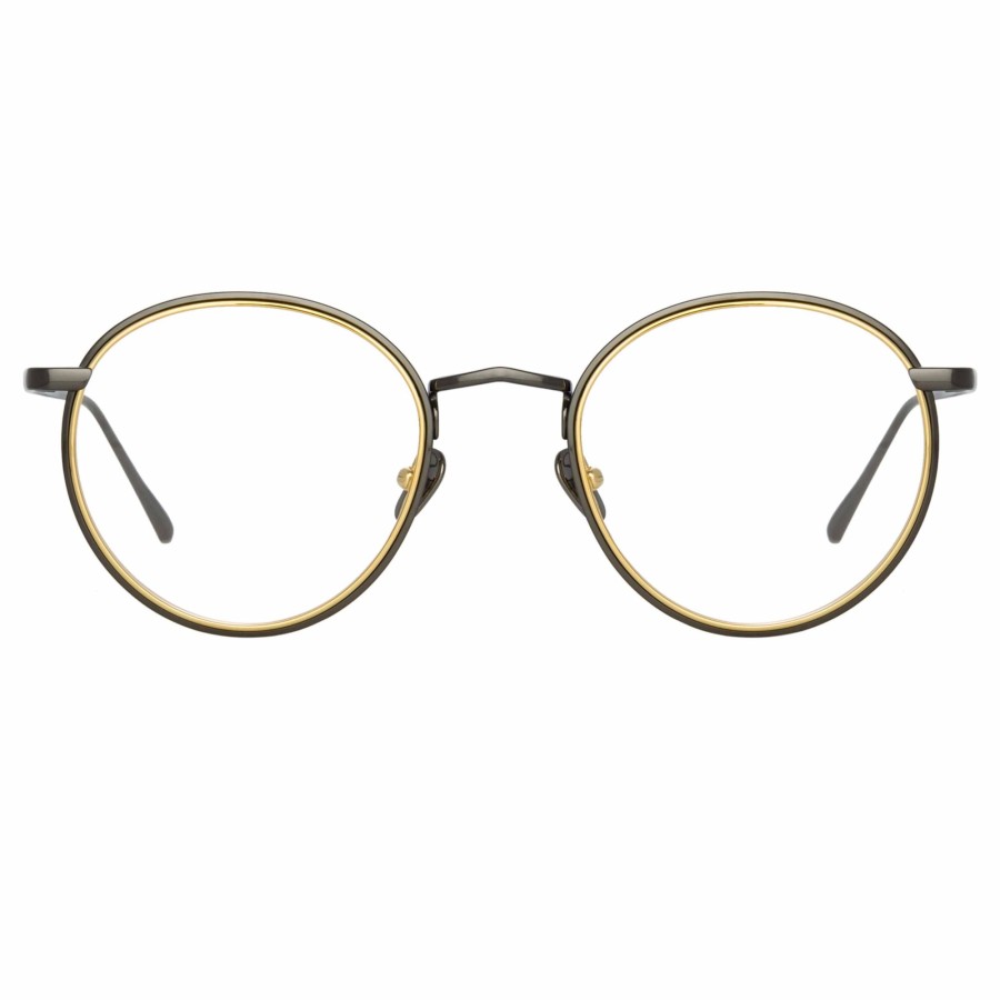 Opticals Linda Farrow | Comer Optical Oval Frame In Nickel