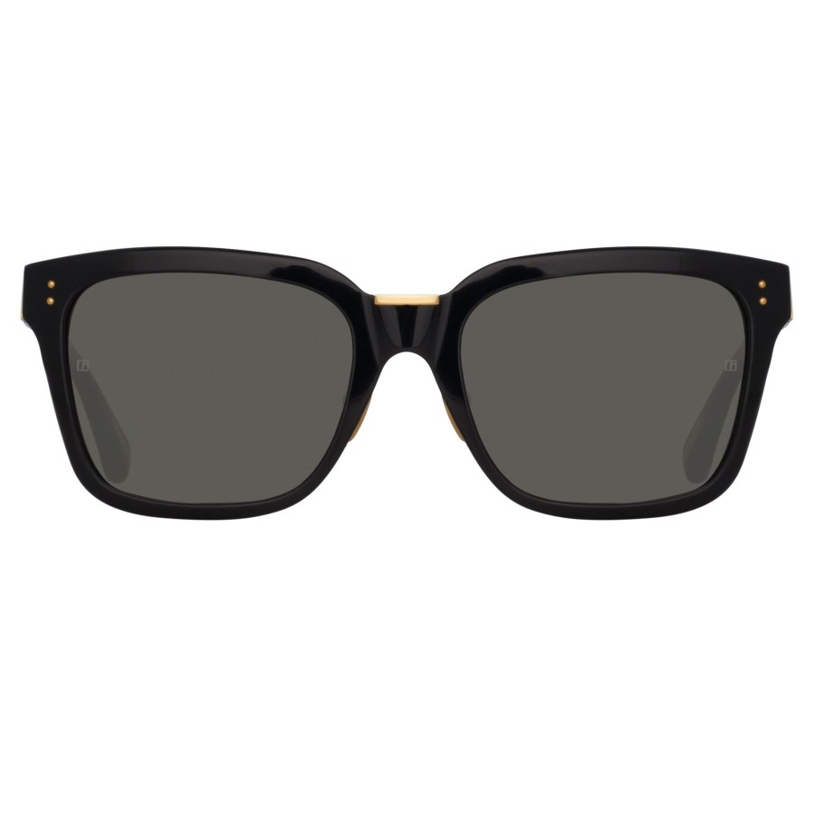 Sunglasses Linda Farrow | Desiree D-Frame Sunglasses In Black