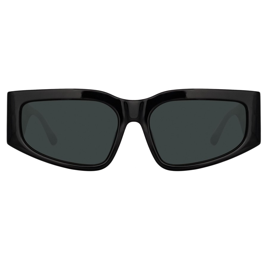 Sunglasses Linda Farrow | Senna Cat Eye Sunglasses In Black