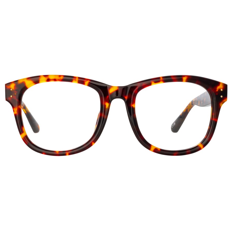 Opticals Linda Farrow | Men'S Edson Optical D-Frame In Tortoiseshell