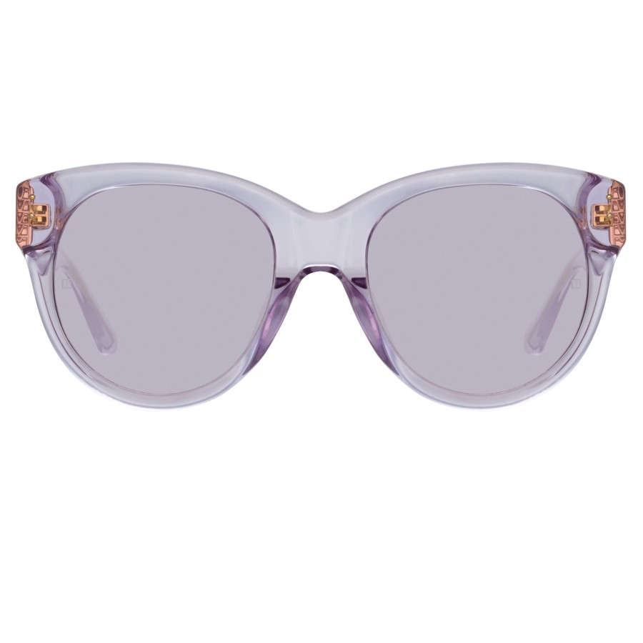 Sunglasses Linda Farrow | Madi Oversized Sunglasses In Lilac