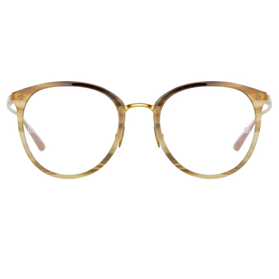 Opticals Linda Farrow | Calthorpe Oval Optical Frame In Horn