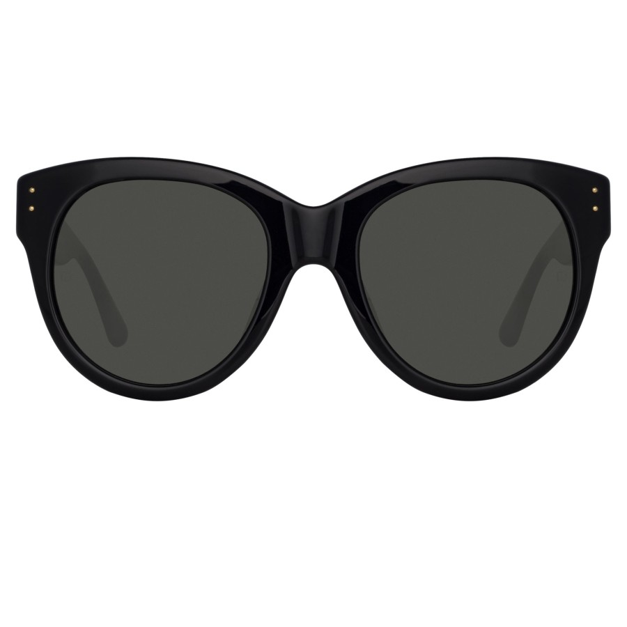 Sunglasses Linda Farrow | Madi Oversized Sunglasses In Black