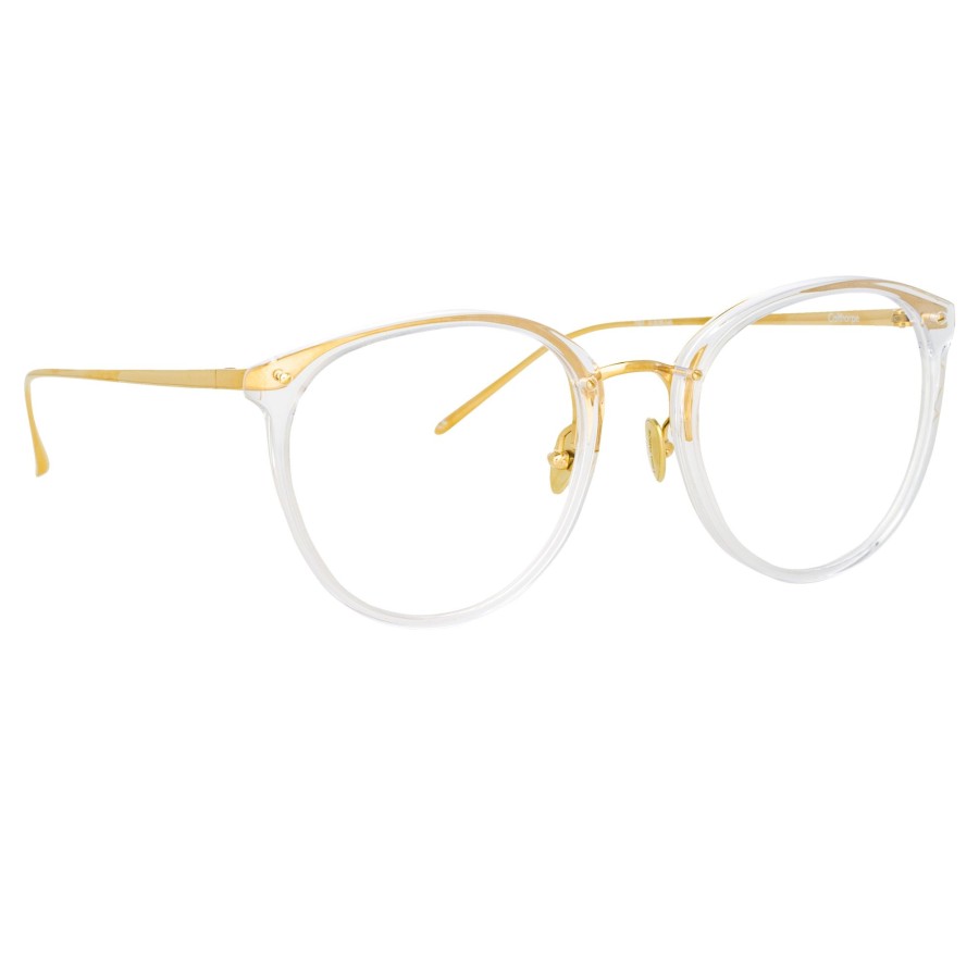 Opticals Linda Farrow | Calthorpe Oval Optical Frame In Clear