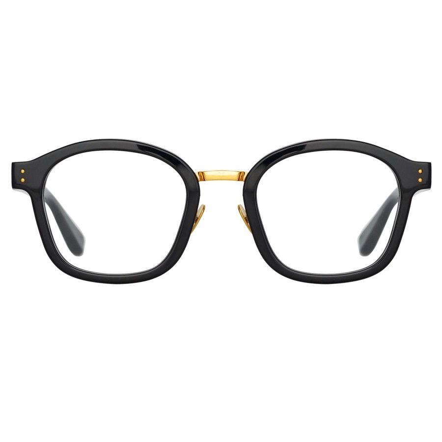 Opticals Linda Farrow | Hunter Optical D-Frame In Black (Men'S)