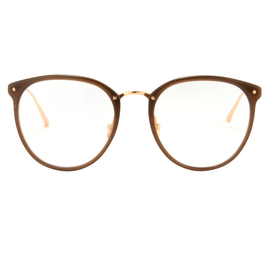 Opticals Linda Farrow | The Calthorpe | Oval Optical Frame In Brown (C6)