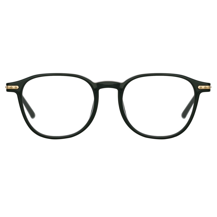 Opticals Linda Farrow | Arnold Angular Optical Frame In Green