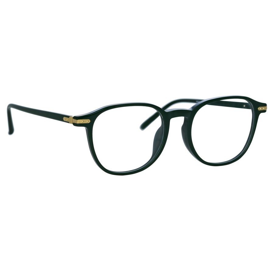 Opticals Linda Farrow | Arnold Angular Optical Frame In Green